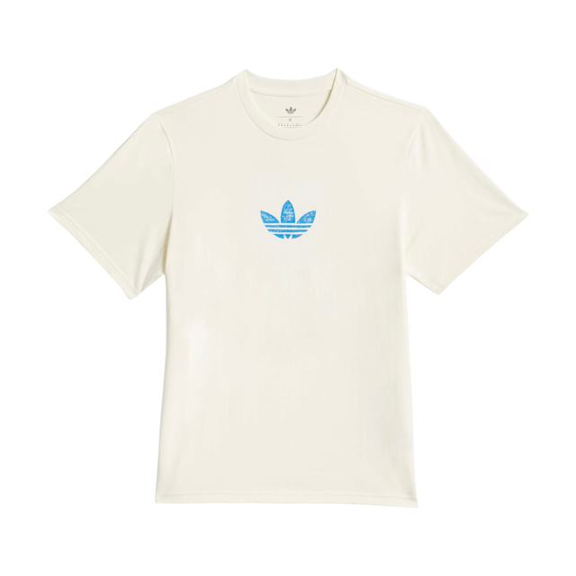 Adidas Skateboarding Kogan Dragon T-Shirt - Cream White / Lucid Ray Blue