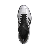 Adidas Skateboarding Puig Samba Shoes - Silver Metallic / Core Black / Core Black (HQ4747)