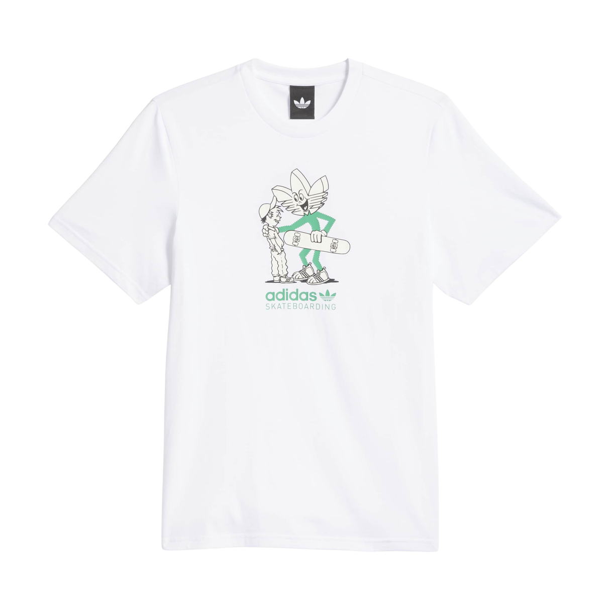 Adidas Skateboarding Push T-Shirt - White