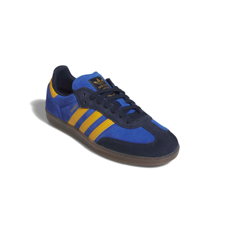 Adidas Skateboarding Samba ADV Shoes - Collegiate Navy / Preloved Yellow / Team Royal Blue (HQ9283)