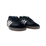 Adidas Skateboarding Samba ADV Shoes - Core Black / Cloud White / Gold Metallic (GW3159)