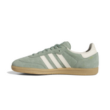 Adidas Skateboarding Samba ADV Shoes - Silver Green / Wonder White / Gold Metallic