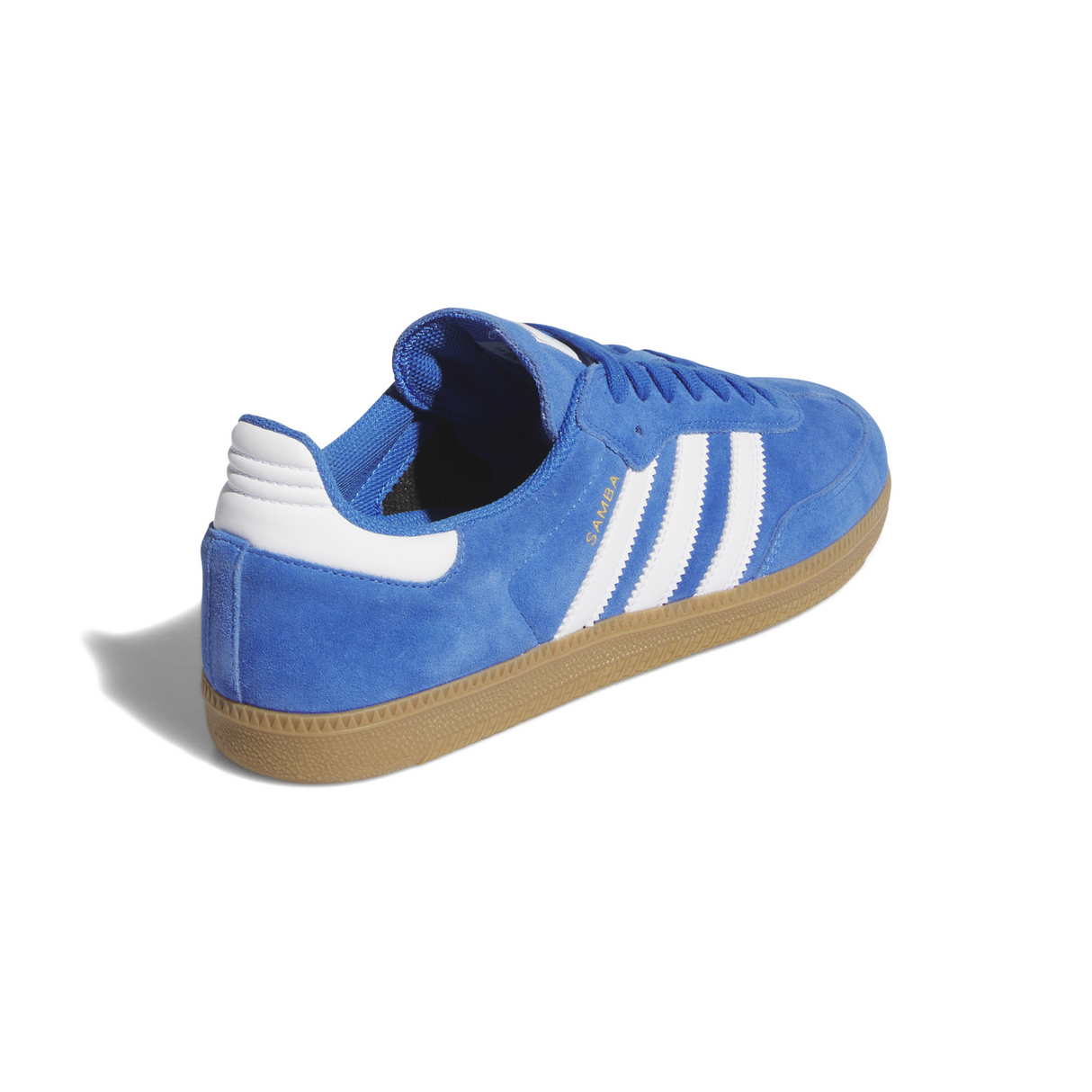 Adidas Skateboarding Samba ADV Shoes Trainers - Bluebird / Footwear White / Gold Metallic (JP5719)