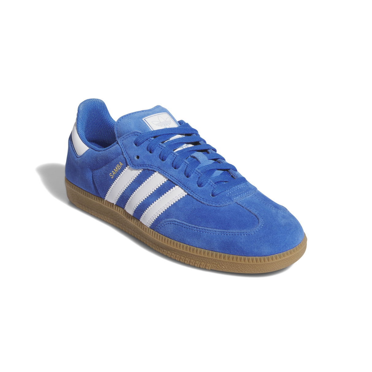 Adidas Skateboarding Samba ADV Shoes Trainers - Bluebird / Footwear White / Gold Metallic (JP5719)