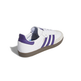 Adidas Skateboarding Samba ADV Shoes Trainers - Footwear White / Collegiate Purple / Gold Metallic (IE6613)