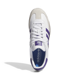 Adidas Skateboarding Samba ADV Shoes Trainers - Footwear White / Collegiate Purple / Gold Metallic (IE6613)