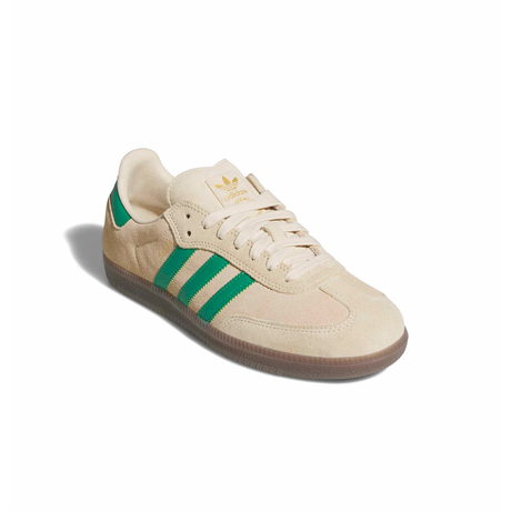 Adidas Skateboarding Samba ADV Shoes Trainers - Sand Strata / Court Green / Gum4 (KJ0262)