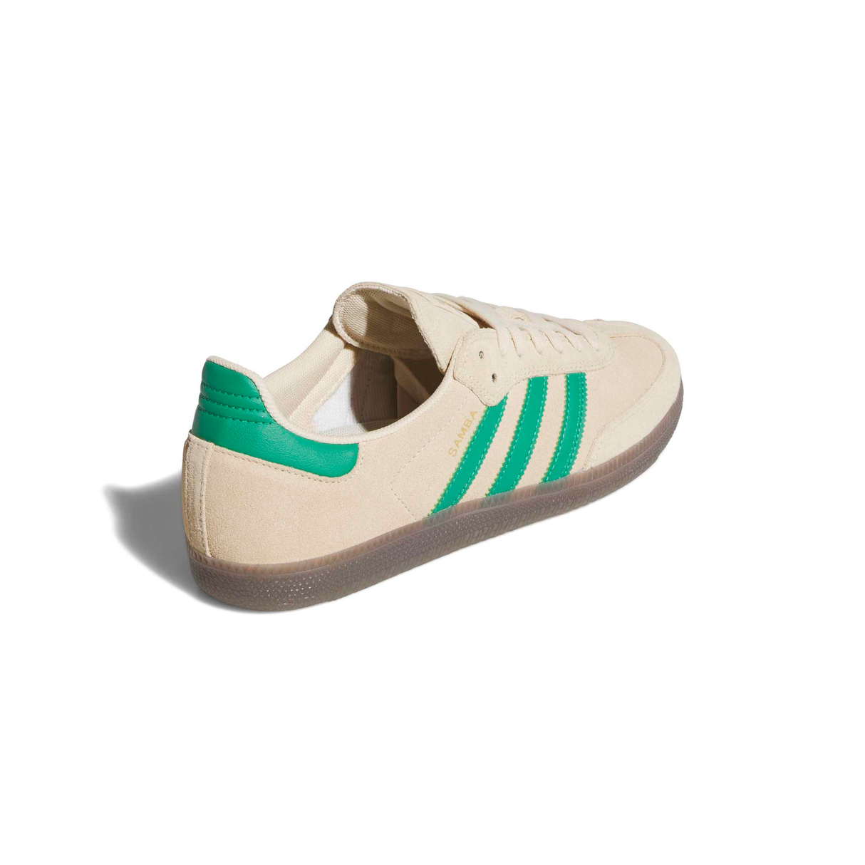 Adidas Skateboarding Samba ADV Shoes Trainers - Sand Strata /. Court Green / Gum4 (KJ0262)