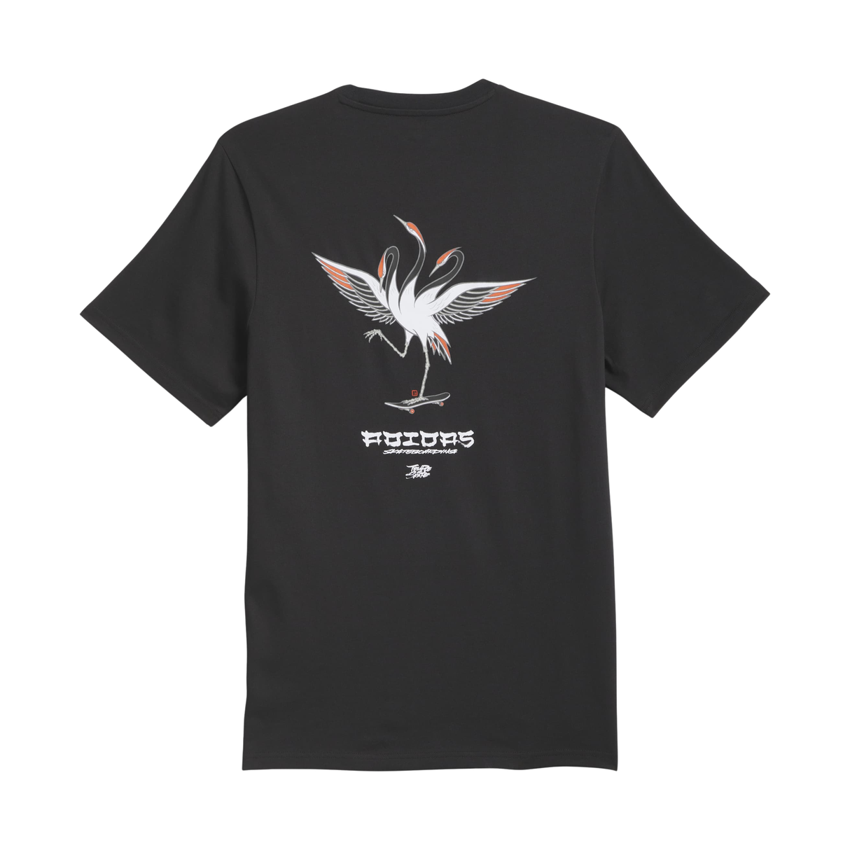 Adidas Skateboarding Temple of Skate Crane T-Shirt - Black
