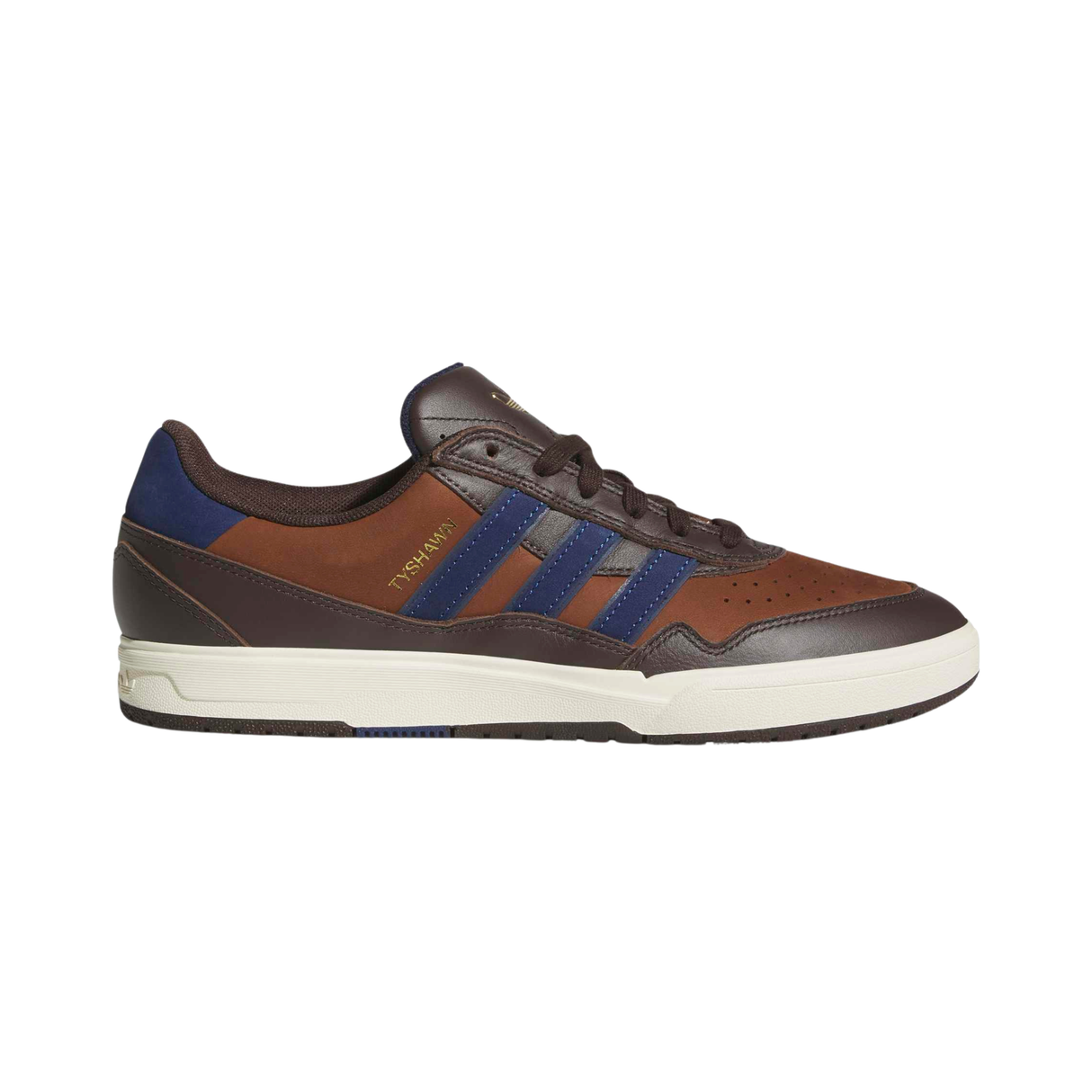 Adidas Skateboarding Tyshawn II Shoes - Aurora Coffee / Dark Blue / Preloved Brown (KK2982)
