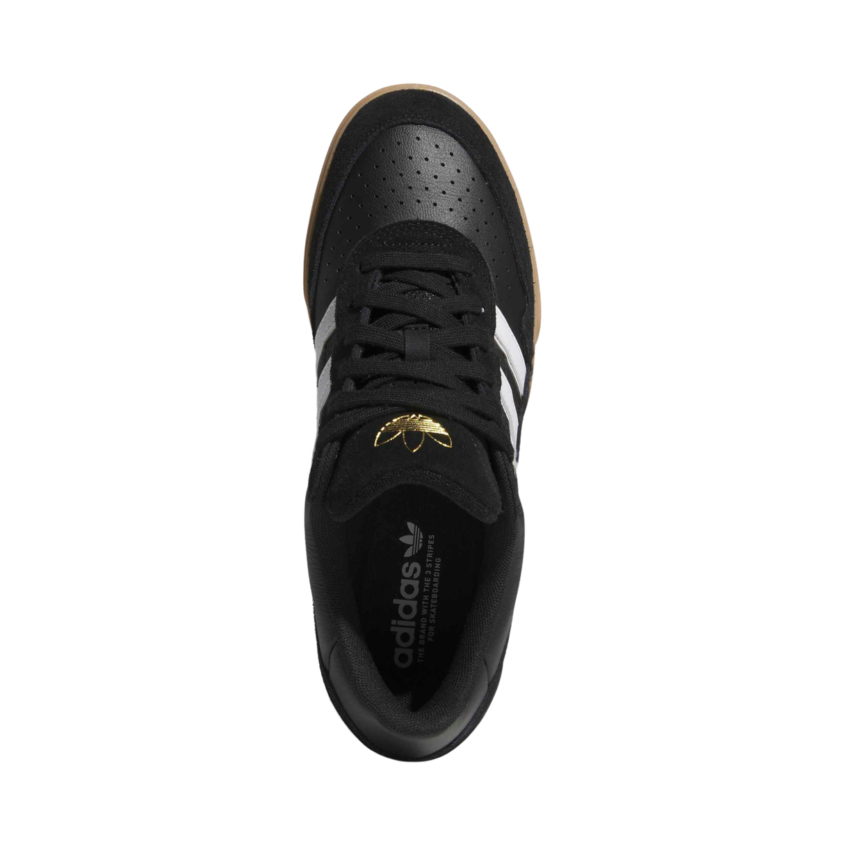Adidas Skateboarding Tyshawn II Shoes - Core Black / Cloud White / Gum (HQ4734)