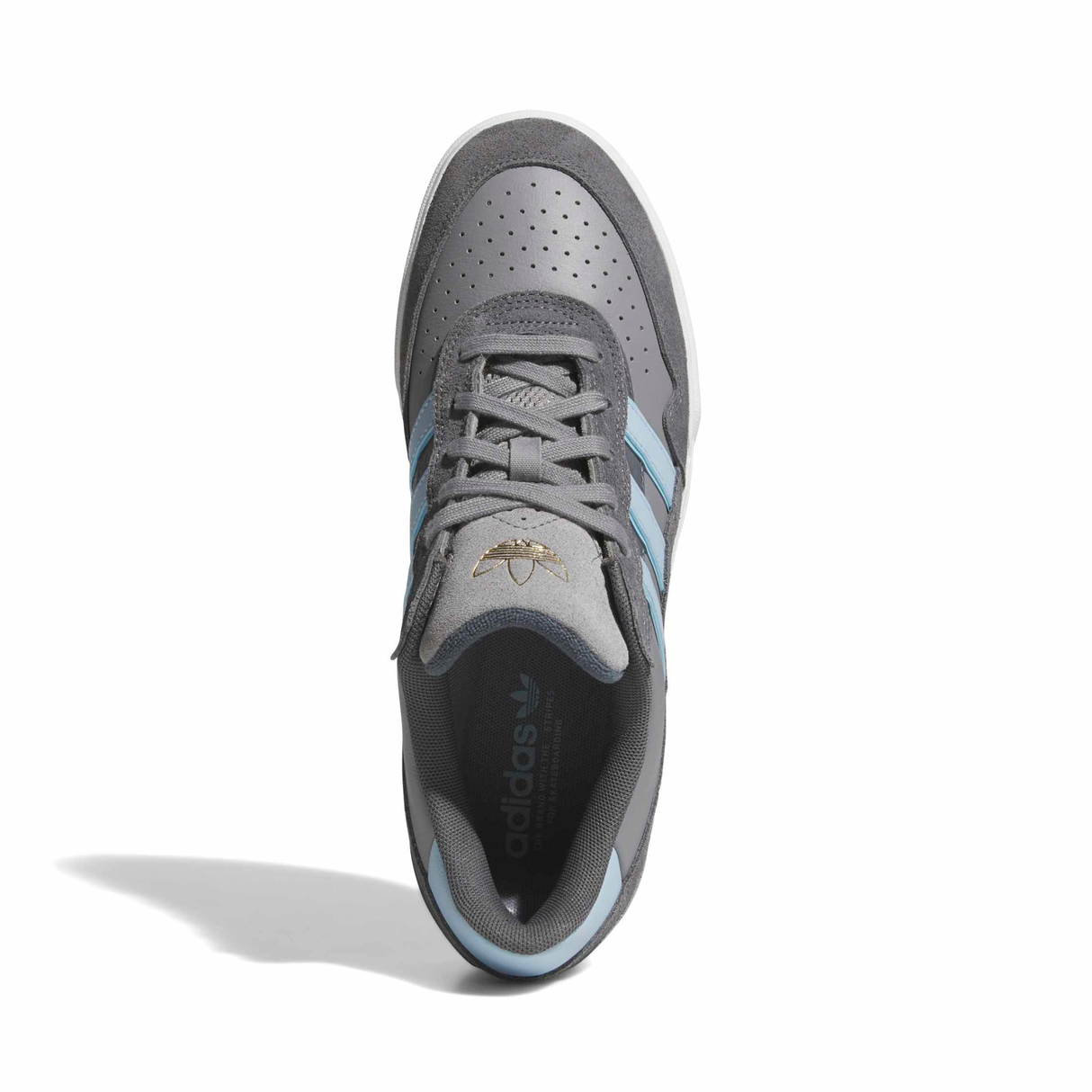 Adidas Skateboarding Tyshawn II Shoes - Grey Five / Clear Sky / Cloud White (HQ4732)