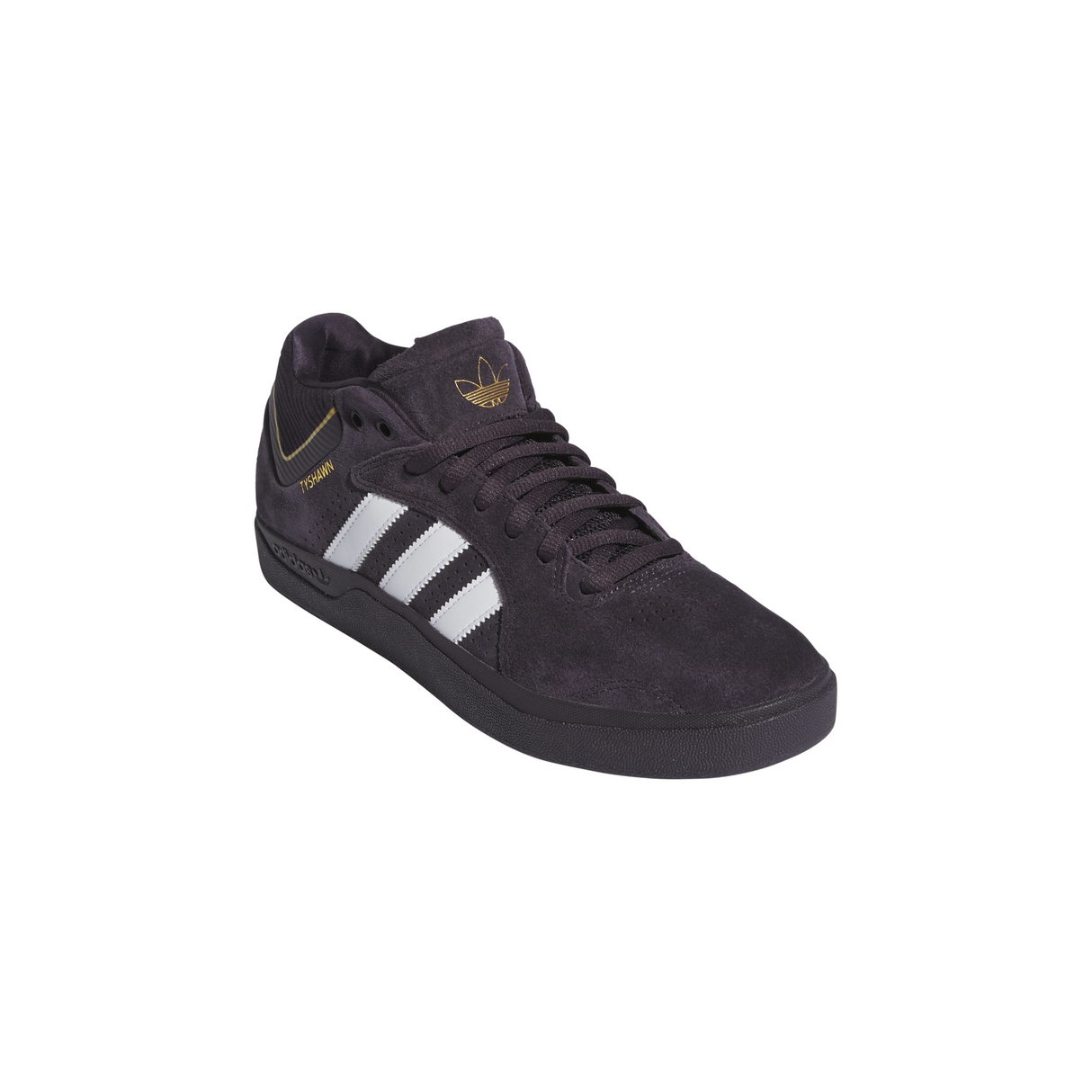 Adidas Skateboarding Tyshawn Jones Shoes - Aurora Black / Cloud White / Blue Bird