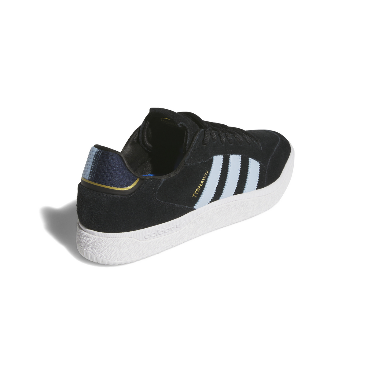 Adidas Skateboarding Tyshawn Pro Low Shoes - Core Black / Clear Sky / Collegiate Navy (JH8153)