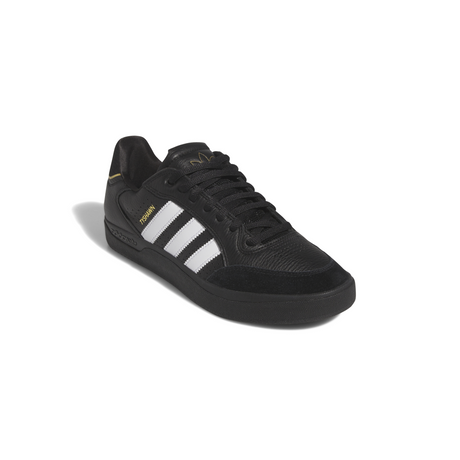 Adidas Skateboarding Tyshawn Pro Low Shoes - Core Black / Cloud White / Gold Metallic (IE3124)