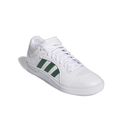 Adidas Skateboarding Tyshawn Pro Shoes - Footwear White / Dark Green / Blue Bird