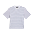 Adidas Skateboarding Yarn Dye T-Shirt - White / Dark Blue
