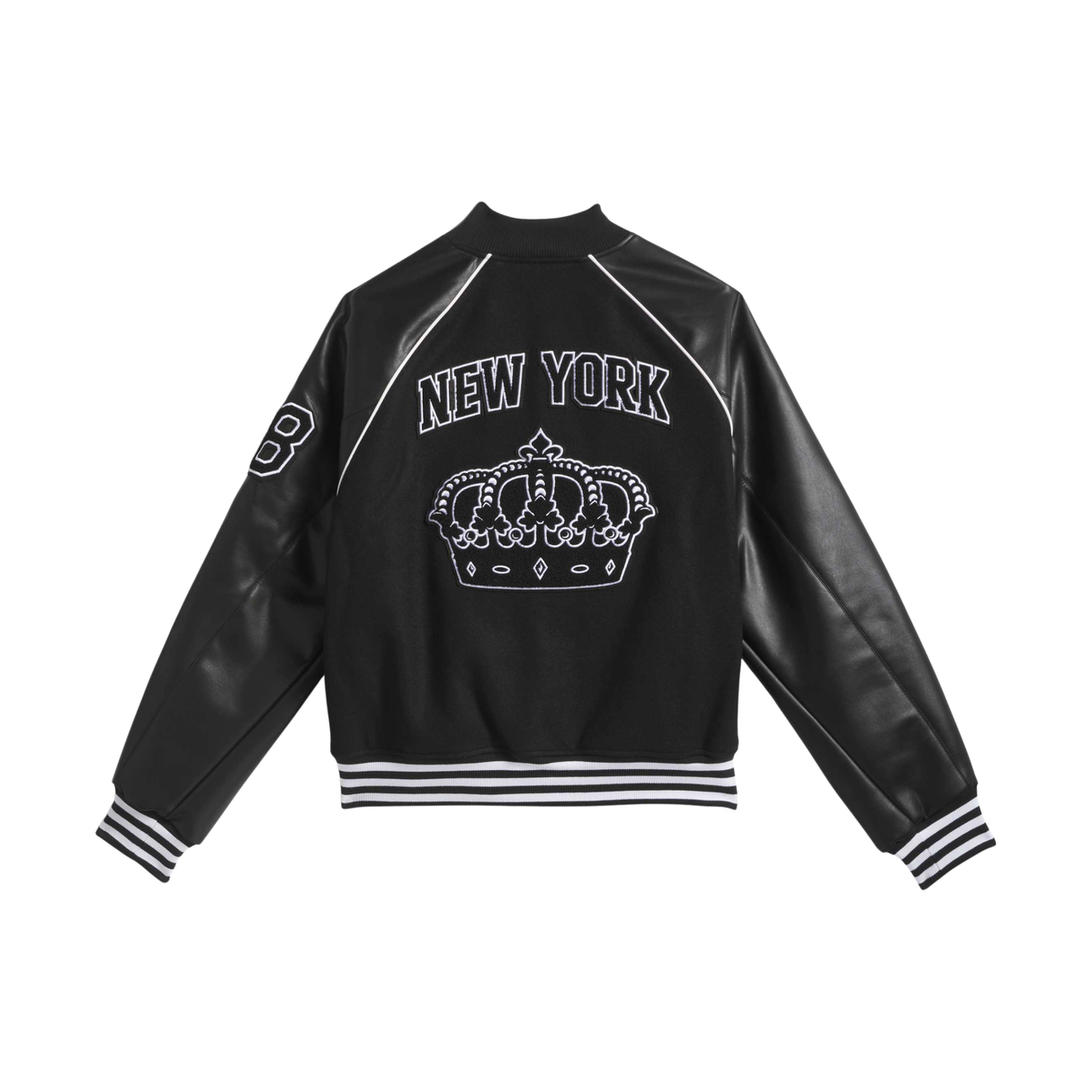 Adidas Skateboarding x Tyshawn Varsity Jacket - Black / White