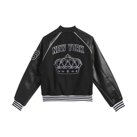 Adidas Skateboarding x Tyshawn Varsity Jacket - Black / White