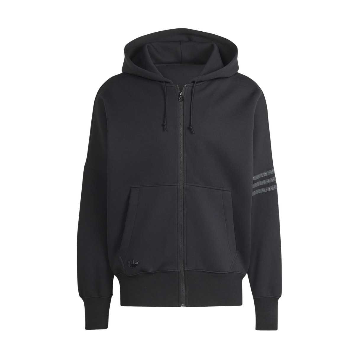 Adidas Street Neuclassics Full-Zip Hoodie - Black