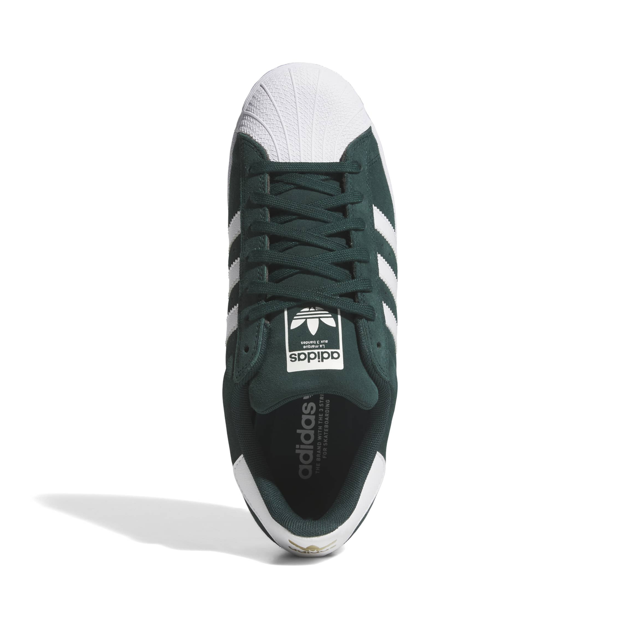 Adidas Superstar ADV Shoes - Aurora Ivy / Cloud White / Gold Metallic (KI5732)
