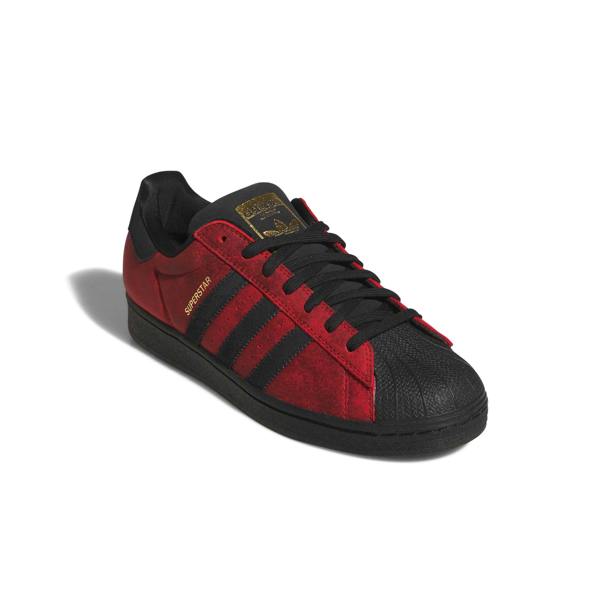 Adidas Superstar ADV Shoes - Better Scarlet / Core Black / Gold Metallic (KJ5118)