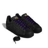 Adidas Superstar ADV Shoes - Carbon / Carbon / Collegiate Purple