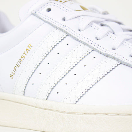 Adidas Superstar ADV Shoes - Cloud White / Cloud White / Gold Metallic