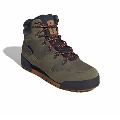Adidas Terrex Snowpitch Cold.RDY Hiking Shoes - Olive Strata / Bronze Strata / Semi Impact Orange (IH3665)