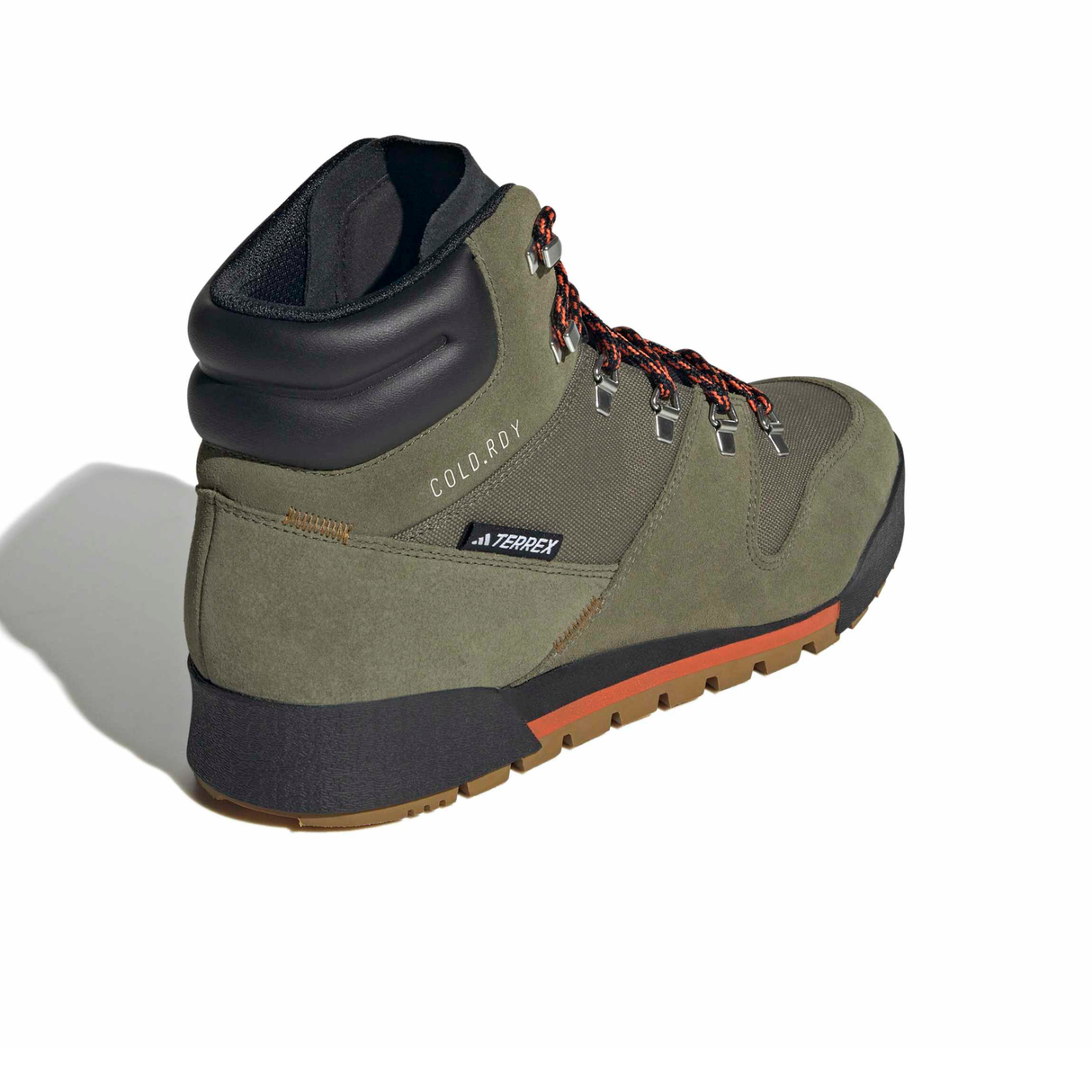 Adidas Terrex Snowpitch Cold.RDY Hiking Shoes - Olive Strata / Bronze Strata / Semi Impact Orange (IH3665)