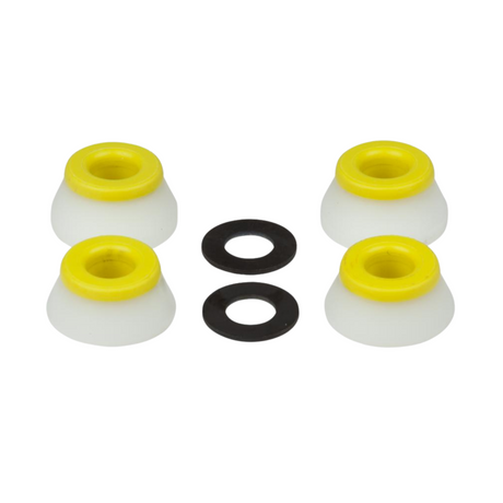 Bones Medium Bushings (Pack of 4) - Yellow / White