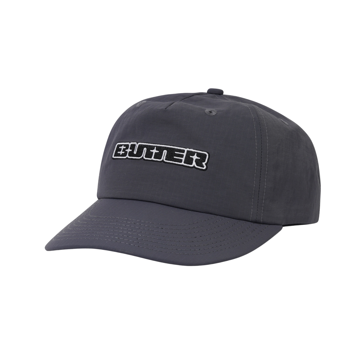 Butter Goods Glint Snapback Cap - Dark Grey