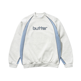 Butter Goods Match Logo Crewneck Sweatshirt - Ash
