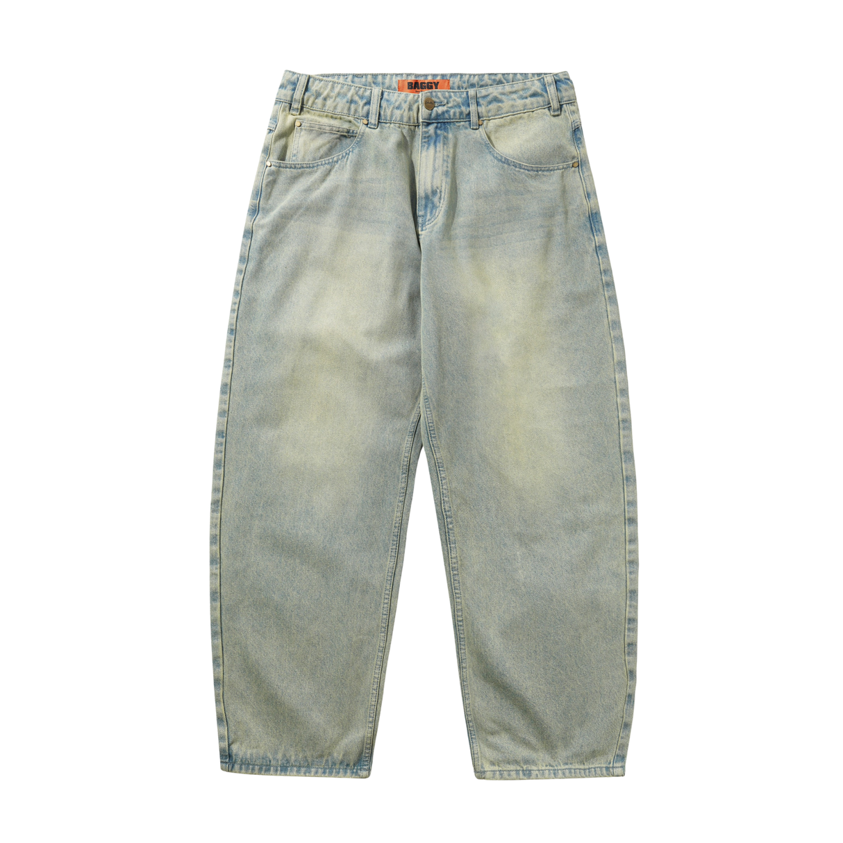 Butter Goods Scorpion Stitch Denim Jeans - Tinted Light Blue