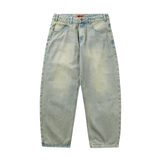 Butter Goods Scorpion Stitch Denim Jeans - Tinted Light Blue