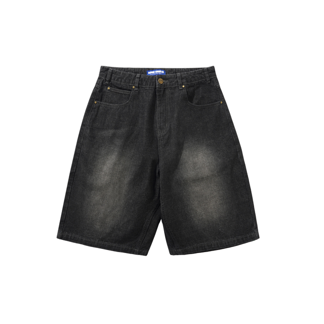 Butter Goods Scorpion Stitch Denim Short - Slub Black