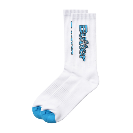 Butter Goods Smashed Logo Socks - White