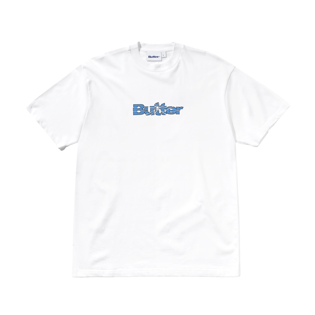 Butter Goods Smashed Logo T-Shirt - White