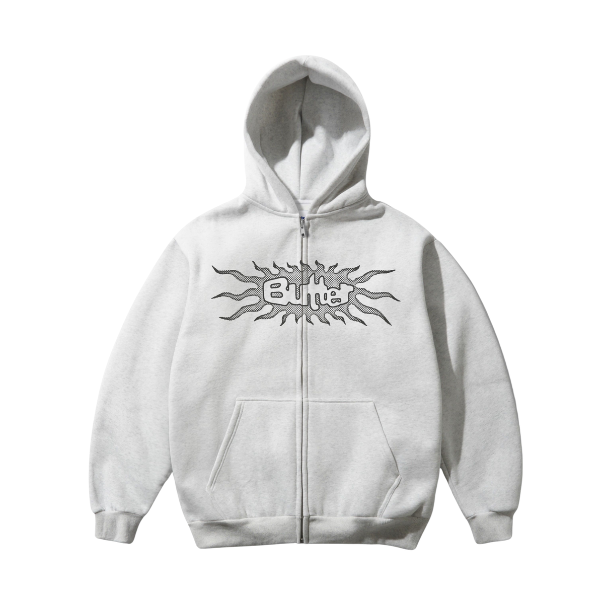 Butter Goods Solar Zip Hoodie - Ash