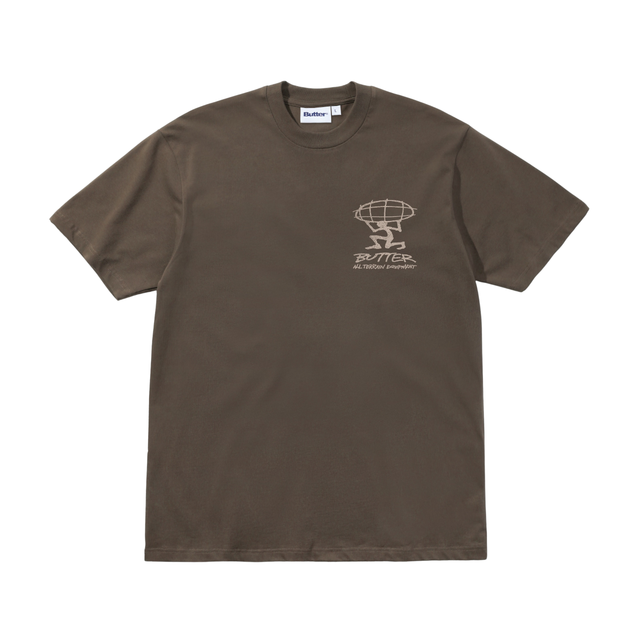 Butter Goods Terrain T-Shirt - Brown