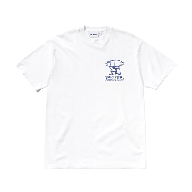 Butter Goods Terrain T-Shirt - White