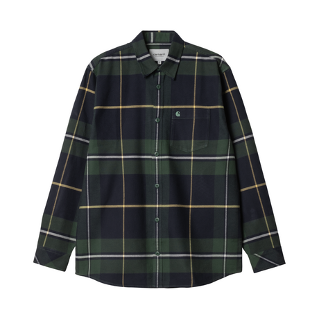 Carhartt Garnett Check Shirt - Garnett Check, Sycamore Tree