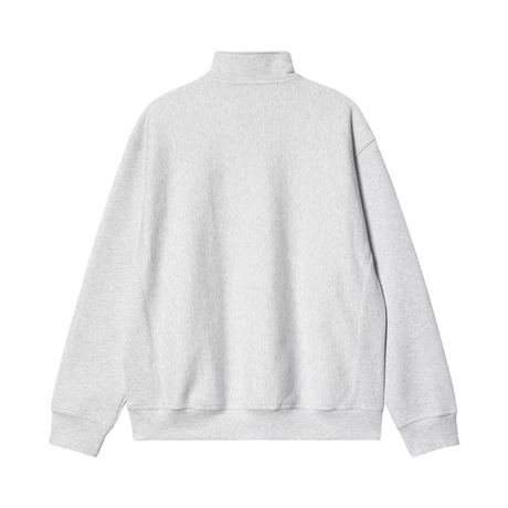 Carhartt WIP American Script Half Zip Sweatshirt - Ash Heather