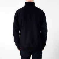 Carhartt WIP American Script Half Zip Sweatshirt - Black