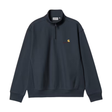 Carhartt WIP American Script Half Zip Sweatshirt - Deep Night