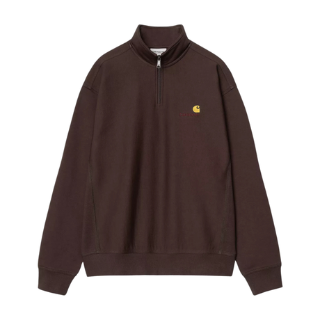 Carhartt WIP American Script Half Zip Sweatshirt - Palisander