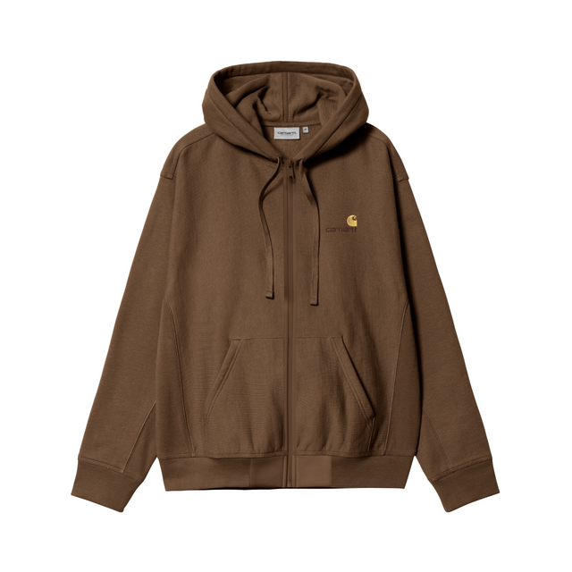 Carhartt WIP American Script Hooded Jacket - Lumber