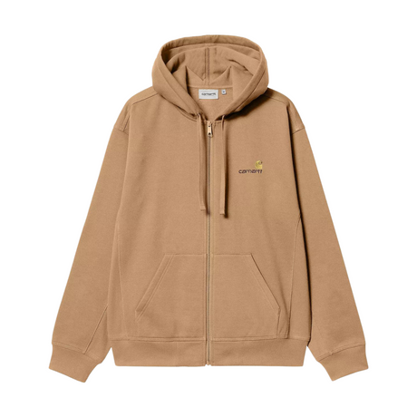 Carhartt WIP American Script Hooded Jacket - Peanut