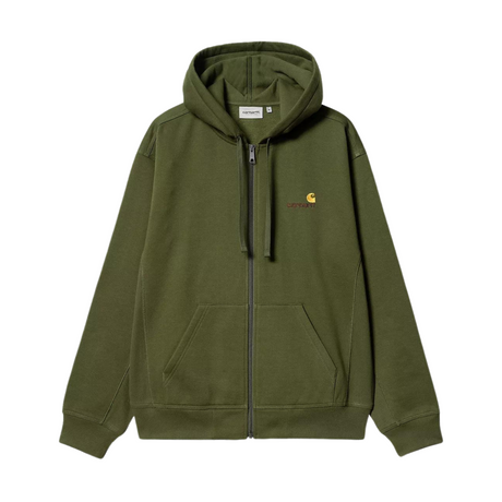 Carhartt WIP American Script Hooded Jacket - Tarragon