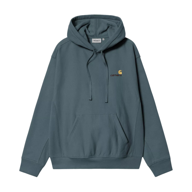 Carhartt WIP American Script Hoodie - Office Blue